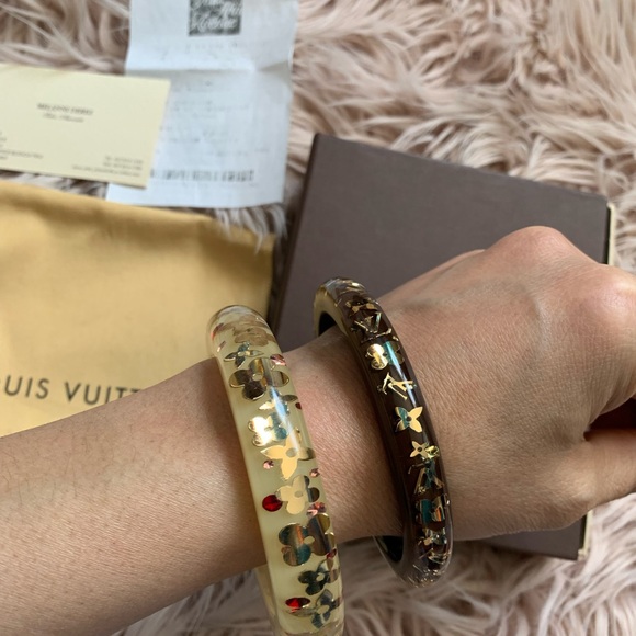 Authentic Louis Vuitton Inclusion Bangle Bracelet - Picture 10 of 11